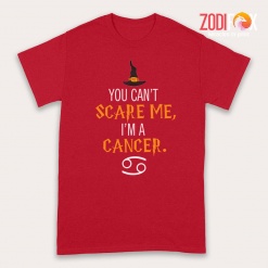 awesome You Can't Scare Me, I'm A Cancer Premium T-Shirts