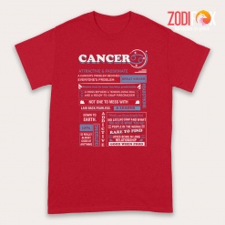 eye-catching A Cross Between A Tender Cancer Premium T-Shirts