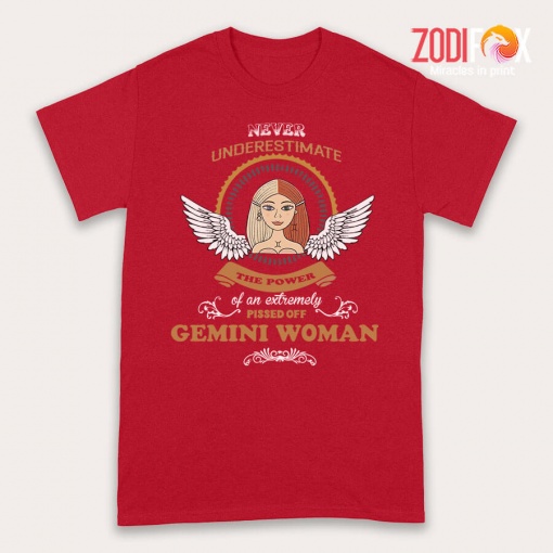 affordable An Extremely Pissed Off Gemini Woman Premium T-Shirts