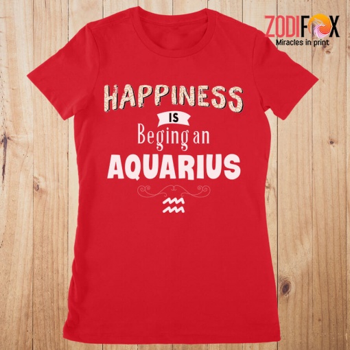 various Happiness Is Being An Aquarius Premium T-Shirts