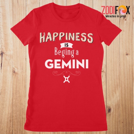 hot Happiness Is Being A Gemini Premium T-Shirts