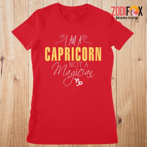 funny I Am A Capricorn Not A Magician Premium T-Shirts