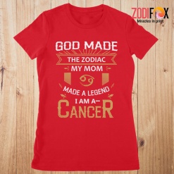 latest God Made The Zodiac My Mom Cancer Premium T-Shirts