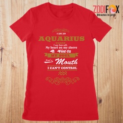 beautiful I Am Aquarius Woman Premium T-Shirts