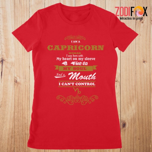 lovely I Am Capricorn Woman Premium T-Shirts