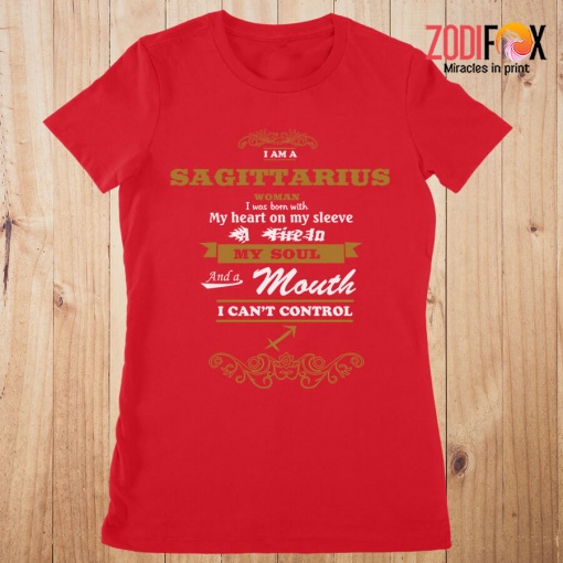 novelty I Am Sagittarius Woman Premium T-Shirts