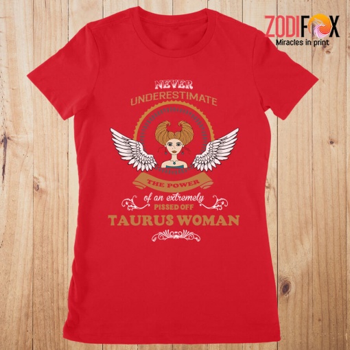 meaningful An Extremely Pissed Off Taurus Woman Premium T-Shirts