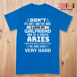 thoughtful She Is An Crazy Aries Premium T-Shirts