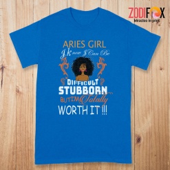 pretty I'm Totally Worth It Aries Premium T-Shirts