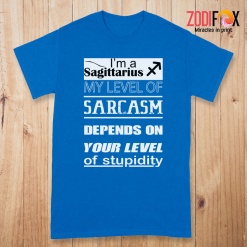 cute My Level Of Sarcasm Sagittarius Premium T-Shirts