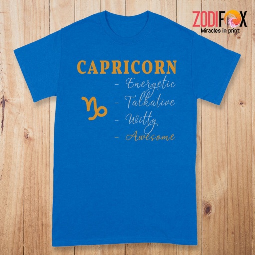 latest Capricorn Talkative Premium T-Shirts - CAPRICORNPT0300