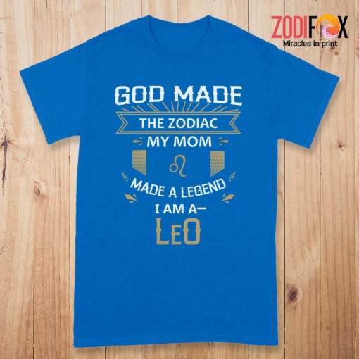 various God Made The Zodiac My Mom Leo Premium T-Shirts