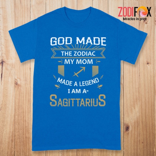 latest God Made The Zodiac My Mom Sagittarius Premium T-Shirts