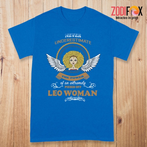 unique An Extremely Pissed Off Leo Woman Premium T-Shirts