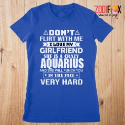 lovely She Is An Crazy Aquarius Premium T-Shirt