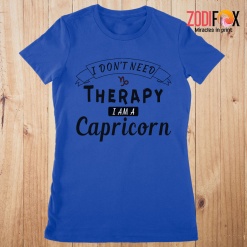 dramatic I Don't Need Therapy Capricorn Premium T-Shirts