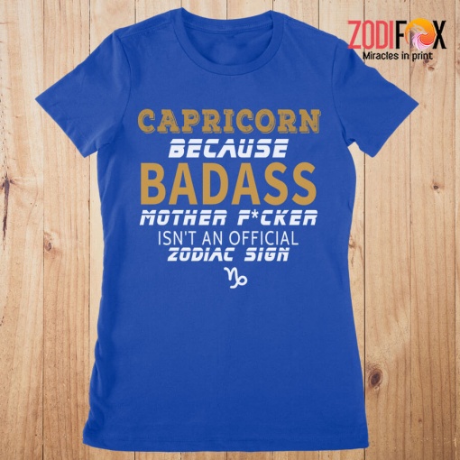 beautiful Isn't An Official Zodiac Sign Capricorn Premium T-Shirts