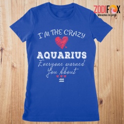 fun I'm The Crazy Aquarius Premium T-Shirts