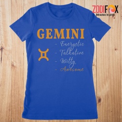 best Gemini Energetic Talkative Premium T-Shirts - GEMINIPT0300