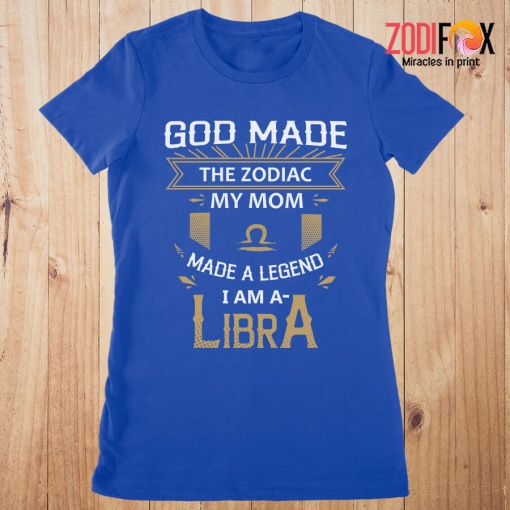 pretty God Made The Zodiac My Mom Libra Premium T-Shirts