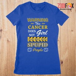 meaningful This Cancer Does Not Girl Play Well Premium T-Shirts