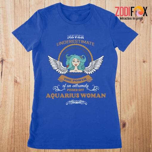 novelty Extremely Pissed Off Aquarius Woman Premium T-Shirts