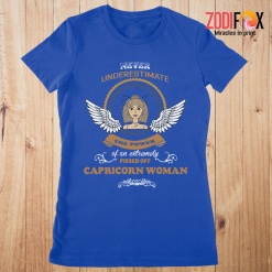 high quality An Extremely Pissed Off Capricorn Woman Premium T-Shirts