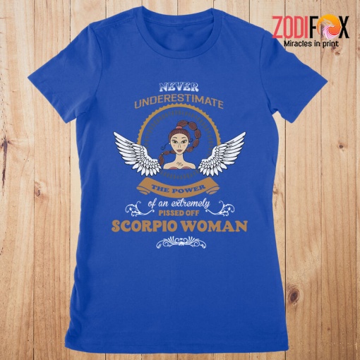 funny An Extremely Pissed Off Scorpio Woman Premium T-Shirts