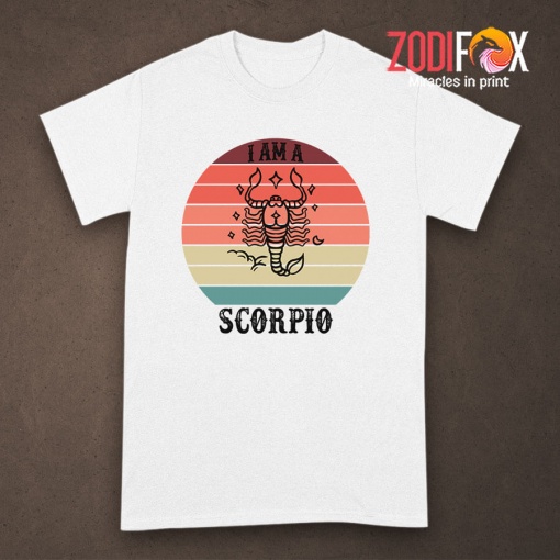 lively I Am A Scorpio Person Premium T-Shirts