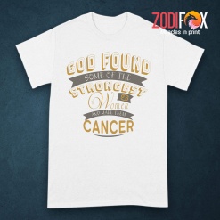 cute The Strongest Women Cancer Premium T-Shirts