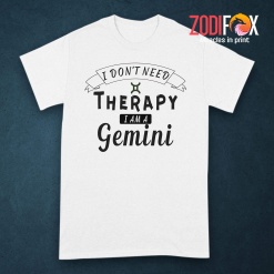 pretty I Don't Need Therapy Gemini Premium T-Shirts