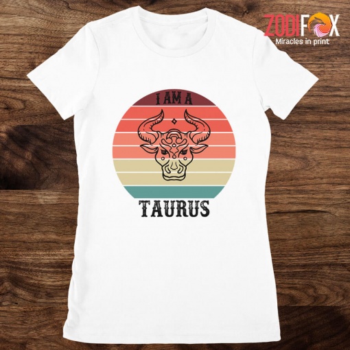 beautiful I Am A Taurus Person Premium T-Shirts