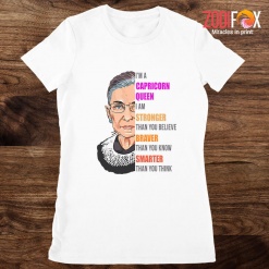 lovely I Am Strongger Than You Believe Capricorn Premium T-Shirts