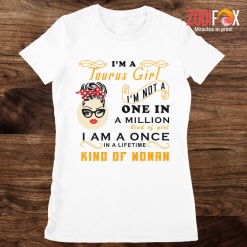 fun I'm Not A One In A Million Kind Of Girl Taurus Premium T-Shirts