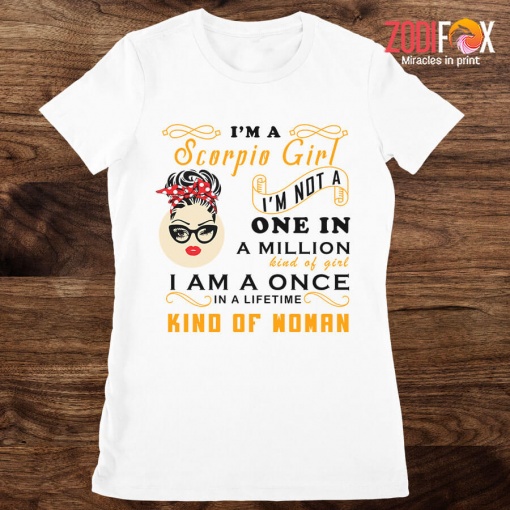 lively I'm Not A One In A Million Kind Of Girl Scorpio Premium T-Shirts