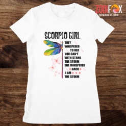 the Best They Whispered To Her Scorpio Premium T-Shirts