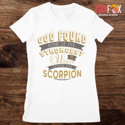 beautiful The Strongest Women Scorpio Premium T-Shirts