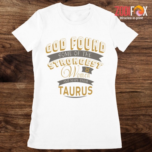 hot The Strongest Women Taurus Premium T-Shirts