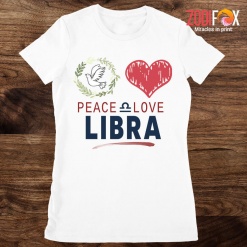 dramatic Peace Love Libra Premium T-Shirts