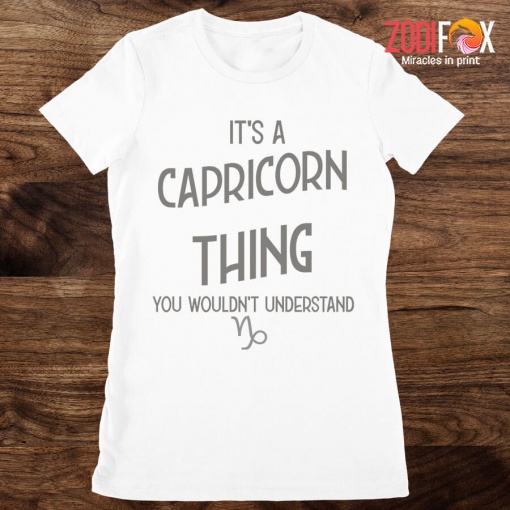 beautiful You Wouldn't Understand Capricorn Premium T-Shirts