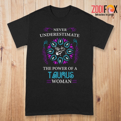 interested The Power Of A Taurus Woman Premium T-Shirts