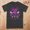 various As An Aries Girl I Have 3 Sides Premium T-Shirts