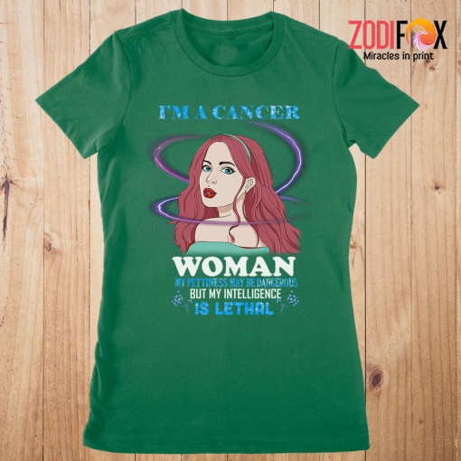 the Best I'm A Cancer Woman Premium T-Shirts