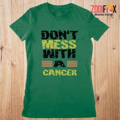 interested Don't Mess With A Cancer Premium T-Shirts