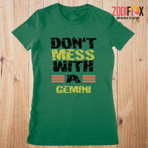 great Don't Mess With A Gemini Premium T-Shirts