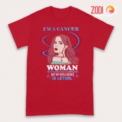 thoughtful I'm A Cancer Woman Premium T-Shirts