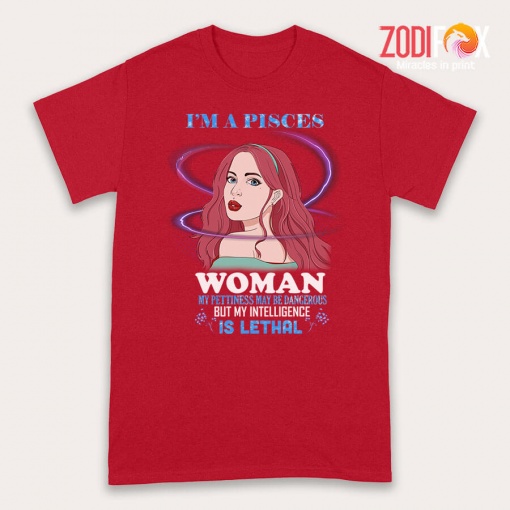 amazing I'm A Pisces Woman Premium T-Shirts