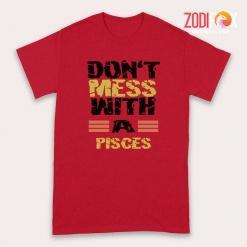 personality Don't Mess With A Pisces Premium T-Shirts