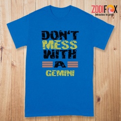 pretty Don't Mess With A Gemini Premium T-Shirts