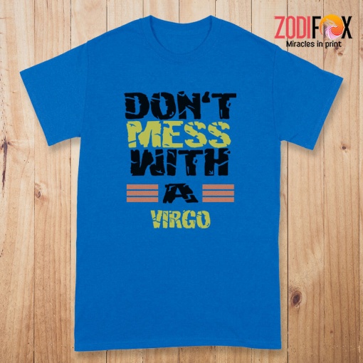 pretty Don't Mess With A Virgo Premium T-Shirts